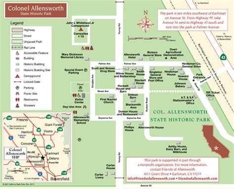 allensworth state park map.